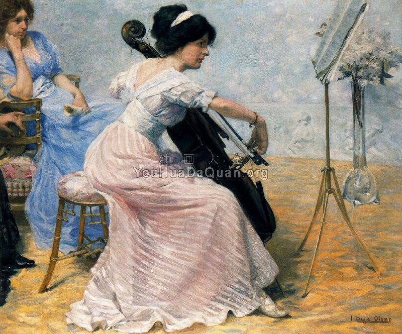 Sonata (o La violonchelista) - 伊格纳西奥·狄亚兹·奥拉诺